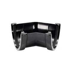 FloPlast RAH2BL HiCap Black Round 135° Gutter Angle