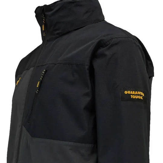 DeWalt Southampton Waterproof Jacket Black/Grey, Size M