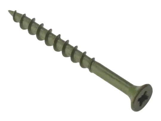 Forgefix  DS4560T Green Treat Decking Screws 4.5x60mm (Tub 1000)