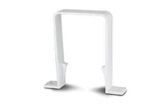 Polypipe RS226W Square Downpipe Bracket White, 65mm