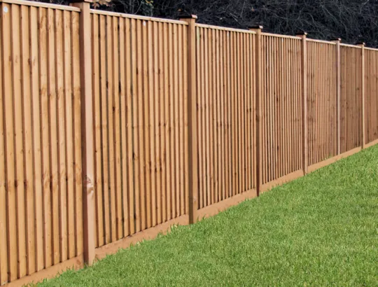 Grange Trade Feather Edge Fence Panel Golden Brown 1.8m 