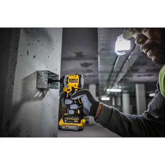 DeWalt DCF850E2T-GB PowerStack 18v XR Brushless Ultra Compact Impact Driver Kit 2 x Compact Batts