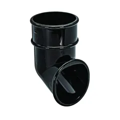 FloPlast RB3B 68mm Black Round Downpipe Shoe