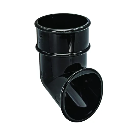 Floplast RB3B 68mm Black Round Downpipe Shoe