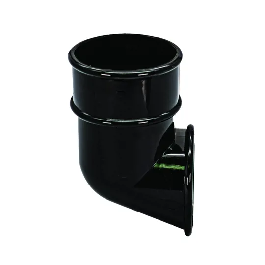 Floplast RB3B 68mm Black Round Downpipe Shoe