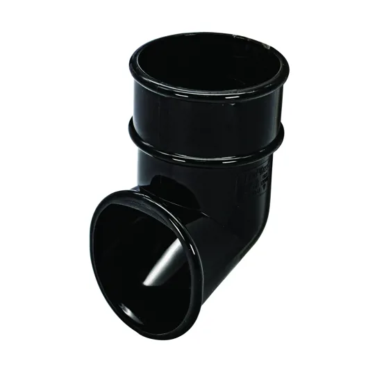 Floplast RB3B 68mm Black Round Downpipe Shoe