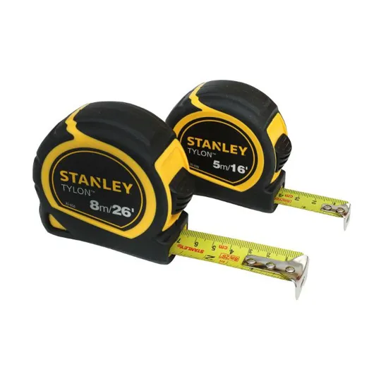 Stanley STA998985 Tylon Twinpack Tape Measure 5m and 8m