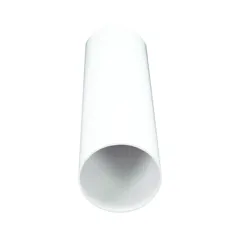FloPlast RP4W 68mm White Round Downpipe - 4m