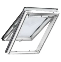 Velux GPU MK08 0070 White Polyurethane Top Hung Roof Window, 78 x 140cm