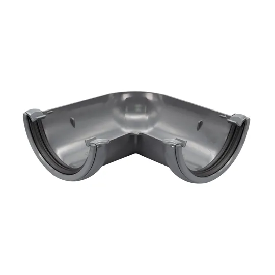 Floplast RA1AG 112mm Anthracite Grey Half Round Gutter 90� Angle