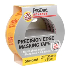 ProDec Advance Precision Edge Masking Tape, 36mm / 1.5in x 50m