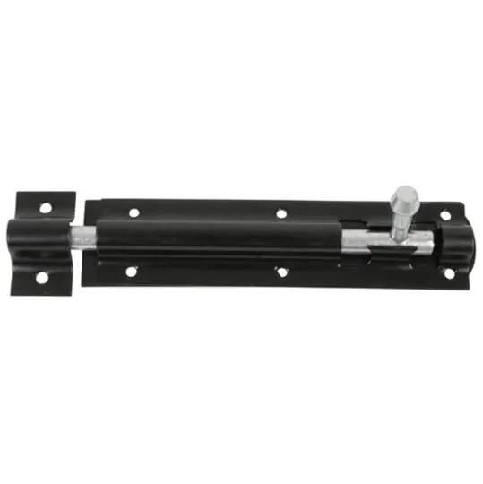 John George H5D923AB060 923A Straight Tower Bolt Black 150mm