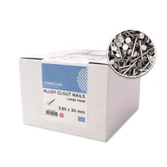 Artisan Aluminium Clout Nails 30mm x 2.65mm, 1kg Box