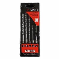 Dart SDSSET5 SDS Plus Drill Bit Set, 5 Piece