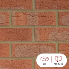 Forterra Butterley Kimbolton Red Multi Facing Brick, 65mm