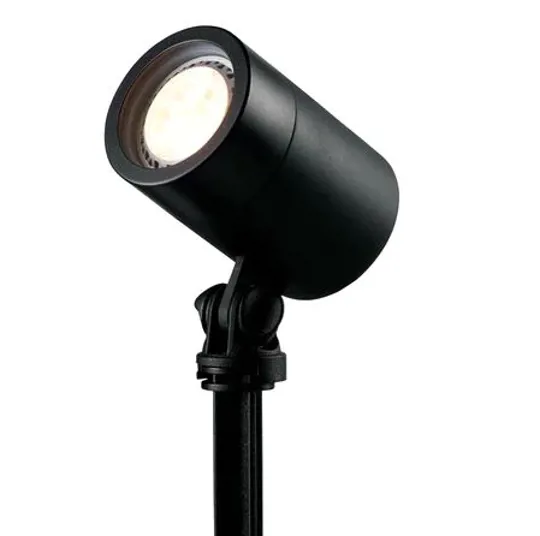 Ellumi�re Black Spotlight - Small 01EL062 2w LED; 0.5m Cable; Spike and Weighted Base