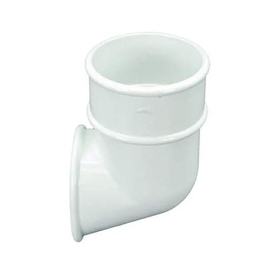 Floplast RB3W 68mm White Round Downpipe Shoe