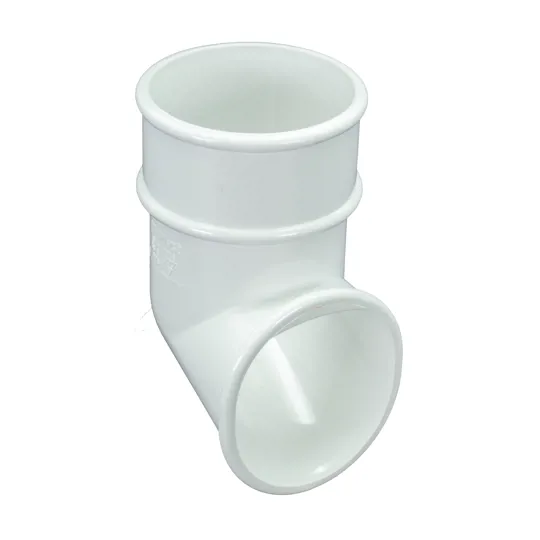Floplast RB3W 68mm White Round Downpipe Shoe