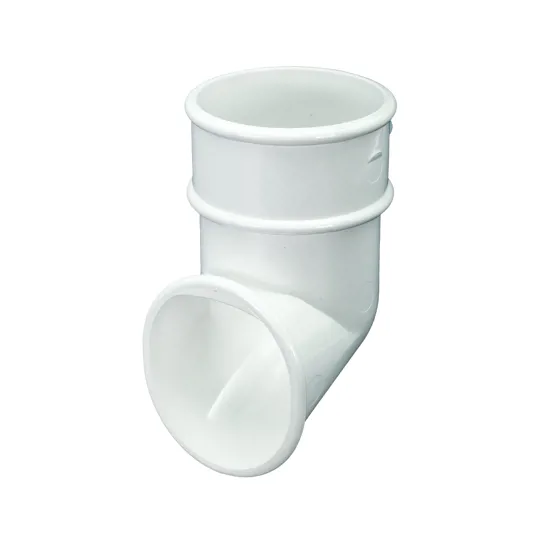 Floplast RB3W 68mm White Round Downpipe Shoe