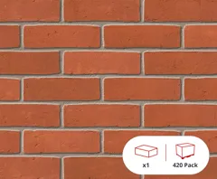 Ibstock Swanage Kingston Heather Red Imperial Facing Brick, 68mm