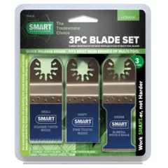 Smart H3MAK 3 Piece Multi Tool Blade Set