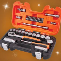 Bahco 34 Piece 3/8in Square Drive Socket Set