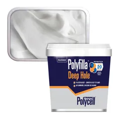Polycell Trade Pollyfilla Deep Hole Plaster Filler, 1kg