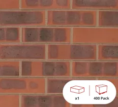 Wienerberger Ewhurst Medium Multi Facing Brick, 65mm