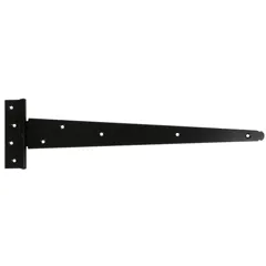 John George H5H121B180 121 Black Tee Hinge Pair, 450mm / 18 Inch