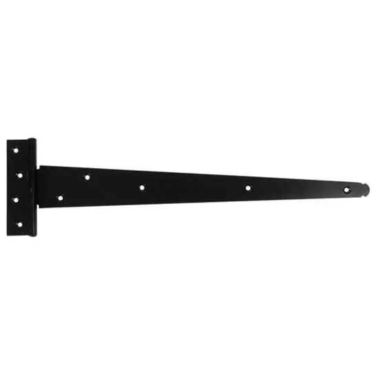 John George H5H121B180 Black Tee Hinge 450mm (Pair)