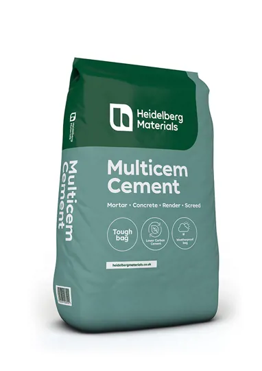 Heidelberg Multicem Cement 25kg Paper Bag - Tough