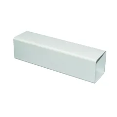 FloPlast RPS4W 65mm White Square Downpipe 4m