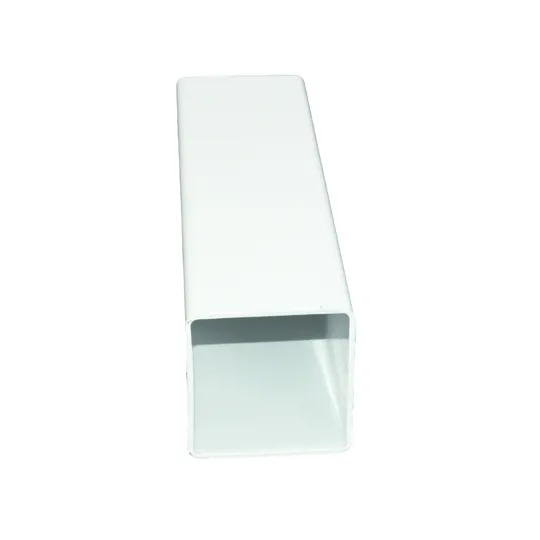 Floplast RPS4W 65mm White Square Downpipe 4m