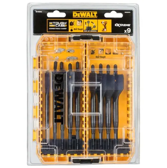 DeWalt DT70751 Extreme Flat Bit Set 9pc