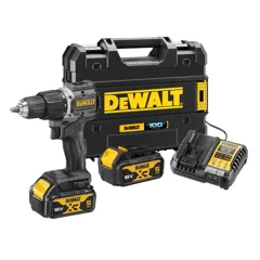 DeWalt DCD100P2T 18V XR Brushless Combi Drill, 2 x 5.0Ah Batteries, Charger & Case - 100 Year Limited Edition