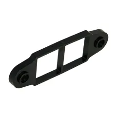 Floplast RCS9B 8mm Black Square Downpipe Clipspacer