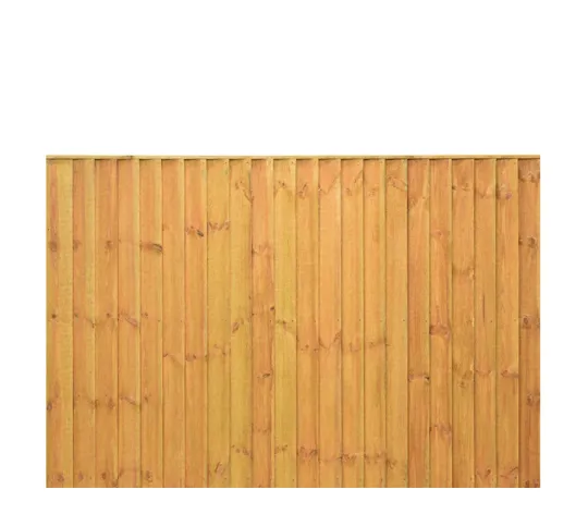 Grange Standard Feather Edge Fence Panel Golden Brown 1.2m 