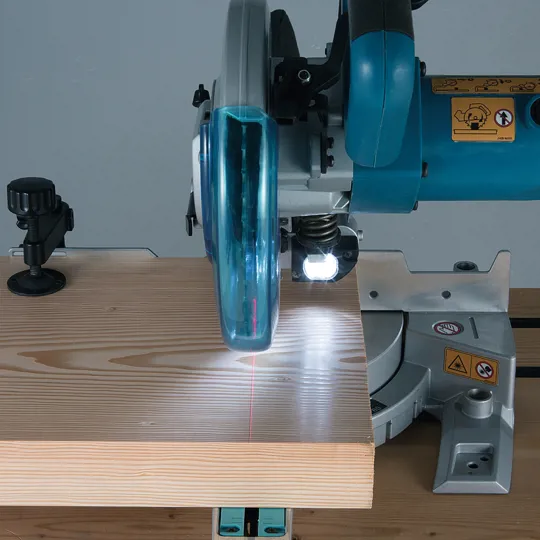 Makita LS0815FLN 216mm Compound Mitre Saw 240v