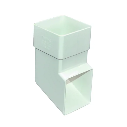 Floplast RBS3W 65mm White Square Downpipe Shoe