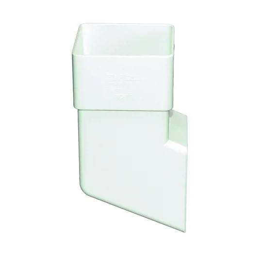 Floplast RBS3W 65mm White Square Downpipe Shoe