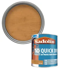 Sadolin Quick Dry UV Protection Woodstain, 1L - Light Oak