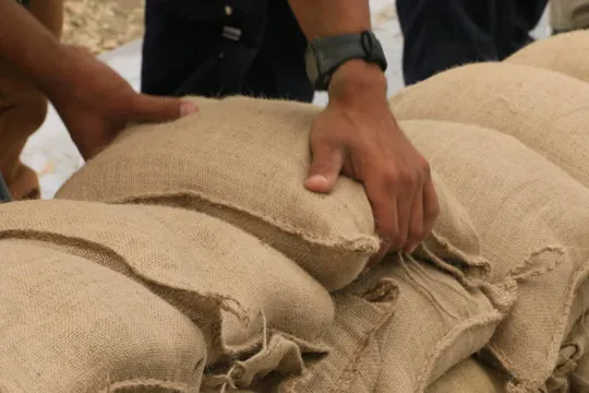 Mudfords Hessian Sandbags 30 x 13 with Tie-strings