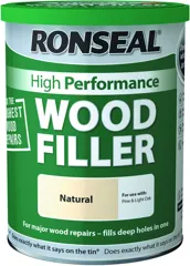 Ronseal High Performance Wood Filler Natural, 1kg