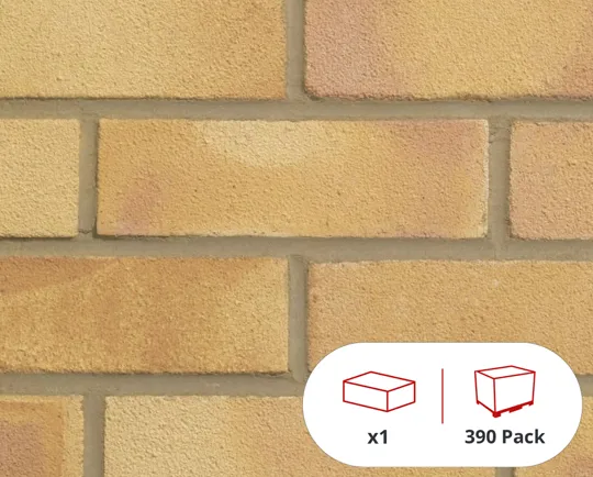 LBC Golden Buff 65mm Brick (390 Per Pack)