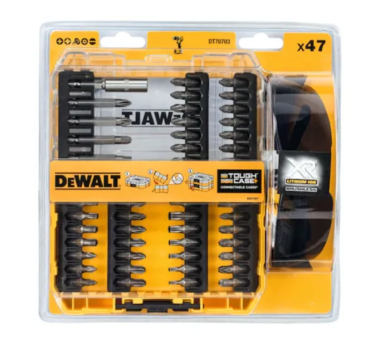 Dewalt DT70703 Screwdriving Bit Set (+Glasses) 47piece