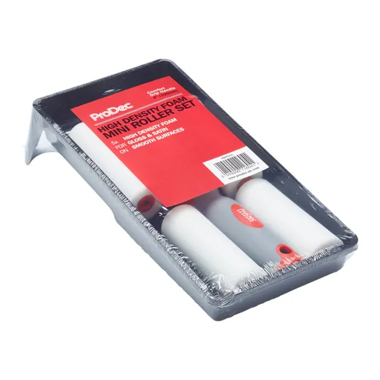 ProDec 4 Mini Roller, Tray & HD Foam Sleeves, 7pc Set