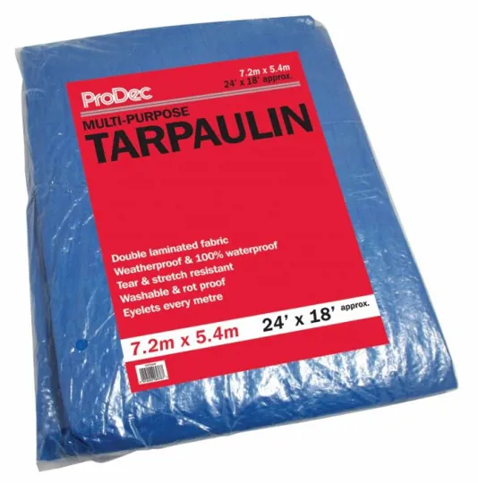ProDec Blue Tarpaulin 24' X 18'