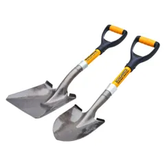 Roughneck Bulk & Round Micro Shovel, Twin Pack