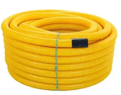 Cirrus Trading Twinwall Gas Ducting 94/110mm Yellow Perforated, 6m