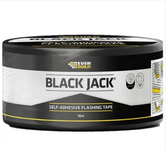 Everbuild Black Jack Flashing Tape 150mm